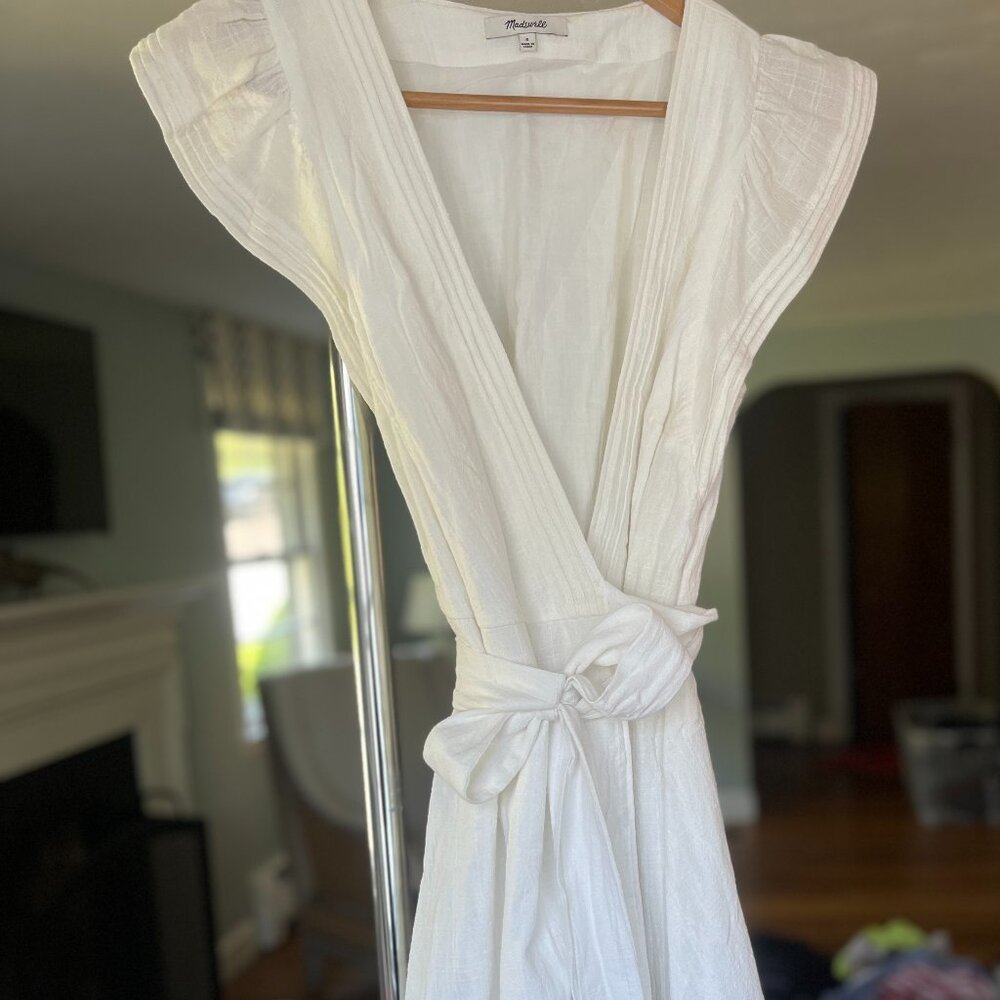 Madewell - white linen dress